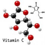 18083154-structural-model-of-vitamin-c-molecule